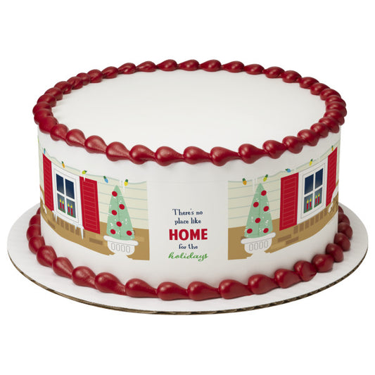 Home for the Holidays Edible Cake Topper Image Strips 3ct