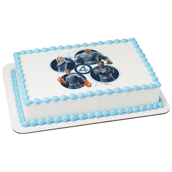 Marvel Studios' Fantastic 4 Edible  Cake Topper Image
