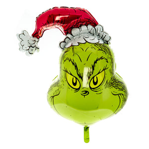 Grinch Stole Christmas 14" Shaped Foil Balloon, 1ct