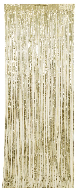 Gold Fringe Door Curtain, 3ft x 8ft, 1ct