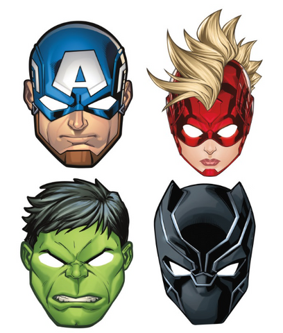 Avengers Masks, 8ct