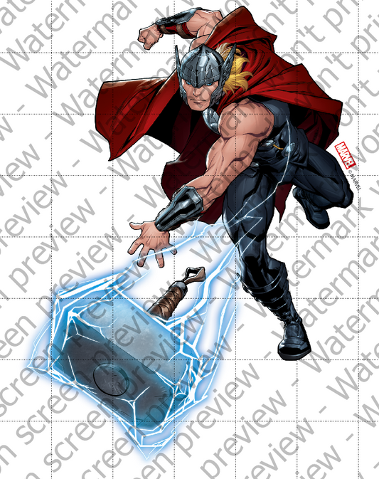 Marvel's Thor Edible Cake Topper Image
