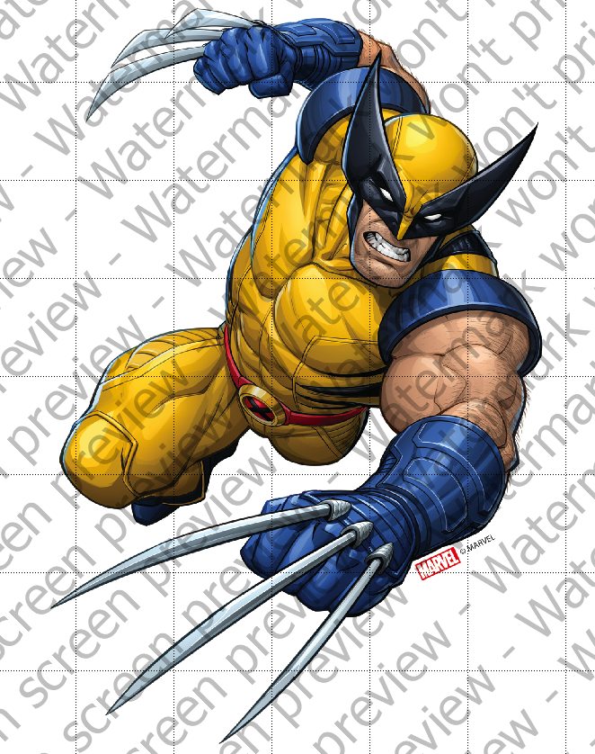 Marvel's X-Men Wolverine Edible Cake Topper Image