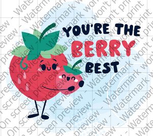 You're the Berry Best Edible Cake Topper Image