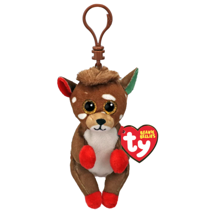 Beanie Boos Clip -Juno the Reindeer  1ct