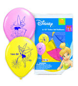 Tinkerbell 12" Latex Balloons, 6ct