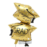 Gold Congrats Grad Foil Balloon