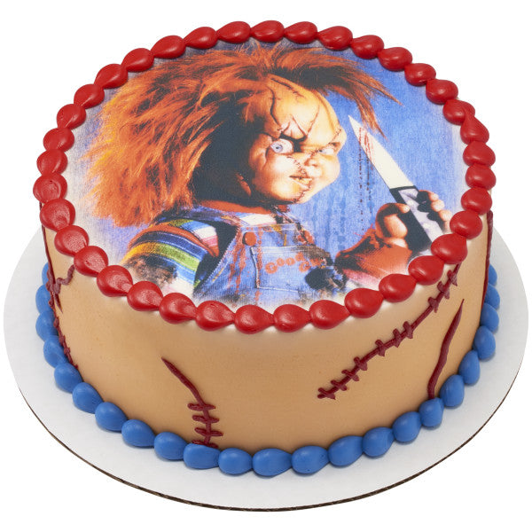 Child's Play Chucky Edible Cake Topper Image