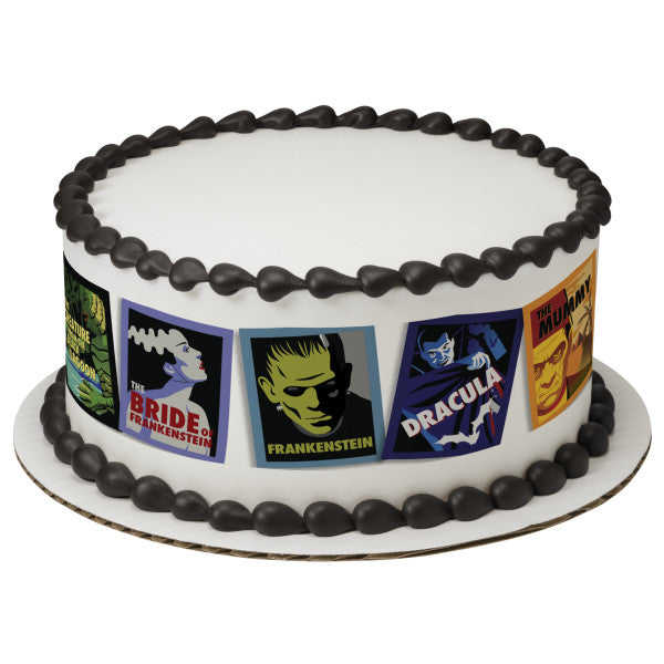 Universal Monsters Edible Cake Topper Image Strips 3ct