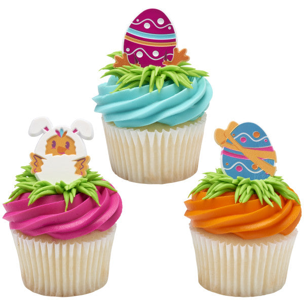 Egg-Cited for Easter  Cupcake Rings 12ct