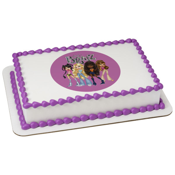 BRATZ Only BRATZ are BRATZ  Edible Cake Topper Image