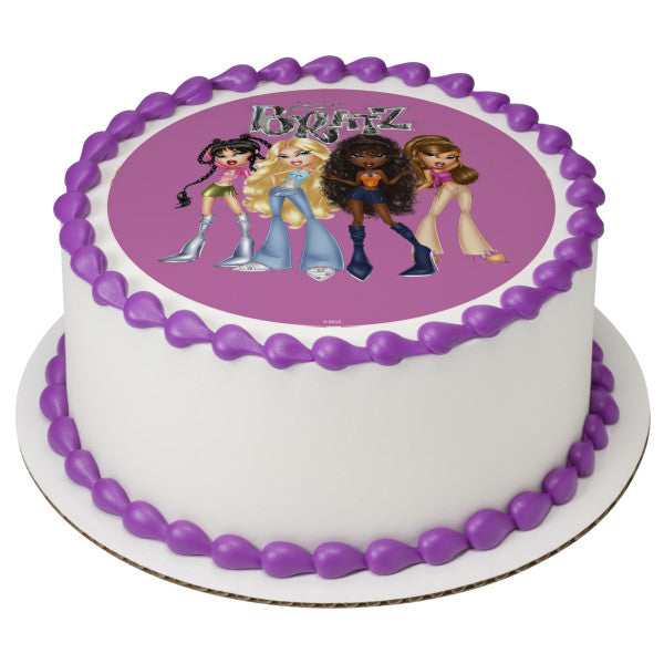 BRATZ Only BRATZ are BRATZ  Edible Cake Topper Image