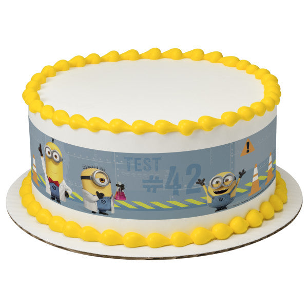Despicable Me™ Minions Testing 123  Edible Cake Topper Image Strips 3ct