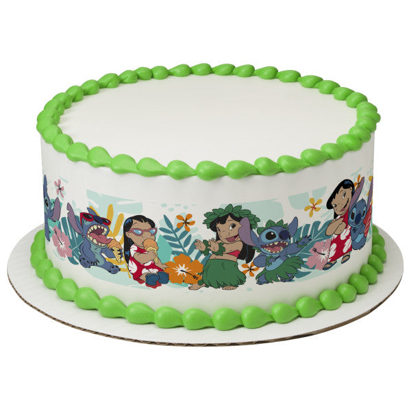 Disney Lilo and Stitch  Edible Cake Topper Image Strips 3ct