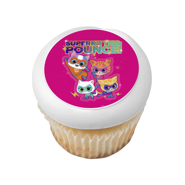 Disney Jr. Super Kitties Pounce! Edible Cake Topper Image