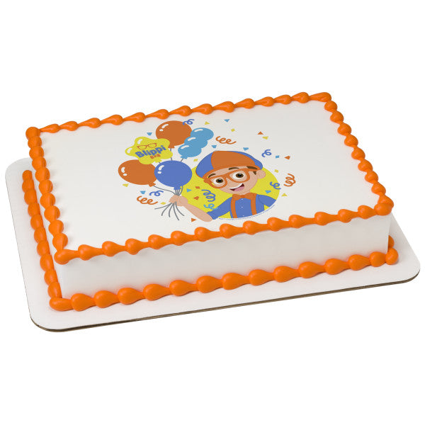 Imagen comestible para decoración de tarta de Blippi