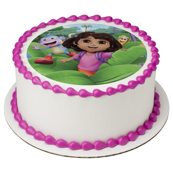 Imagen de adorno comestible para tarta de puntada