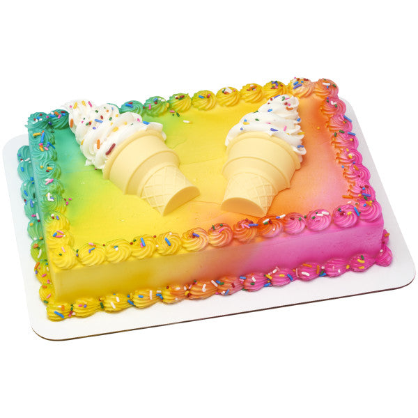 Ice Cream Cone  Layon 2 pieces