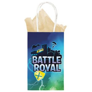 Battle Royal Printed Paper Kraft Bag, 8ct
