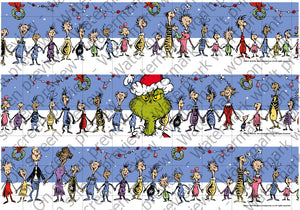 How the Grinch Stole Christmas Edible Cake Topper Image Strips
