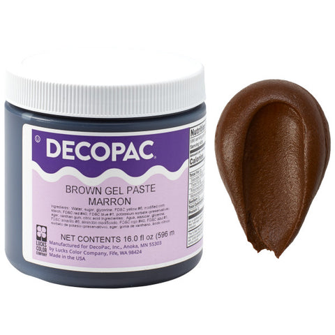 DecoPac  Brown Premium Paste Color
