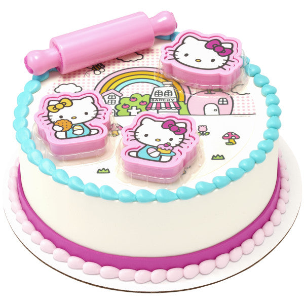 Hello Kitty Play Bake Fun! DecoSet and Edible Cake Topper Image Background