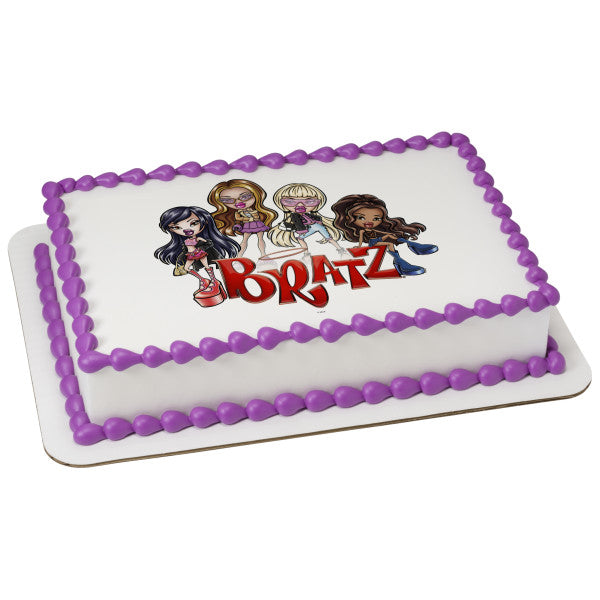 BRATZ All Eyes On Us  Edible Cake Topper Image