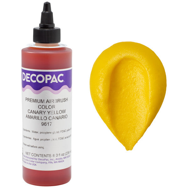 DecoPac Premium Airbrush Color Canary Yellow