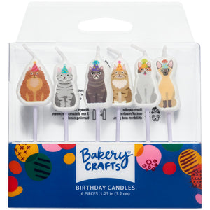 Party Cats Shaped Candles