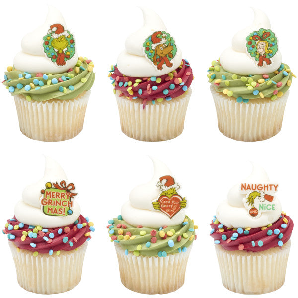 Grinch Merry Grinchmas Assortment Sweet Décor® Edible Decorations 12ct