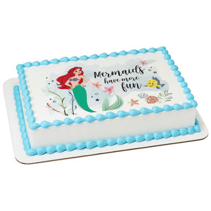 Princess Ariel Edible Cake Topper Image