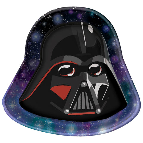 Star Wars Galaxy of Adventures 7" Darth Vader Shaped Plates, 8ct