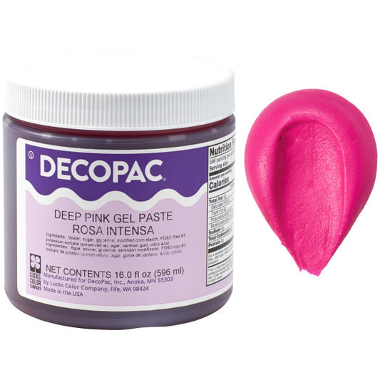 DecoPac Deep Pink Premium Paste Color en pasta premium