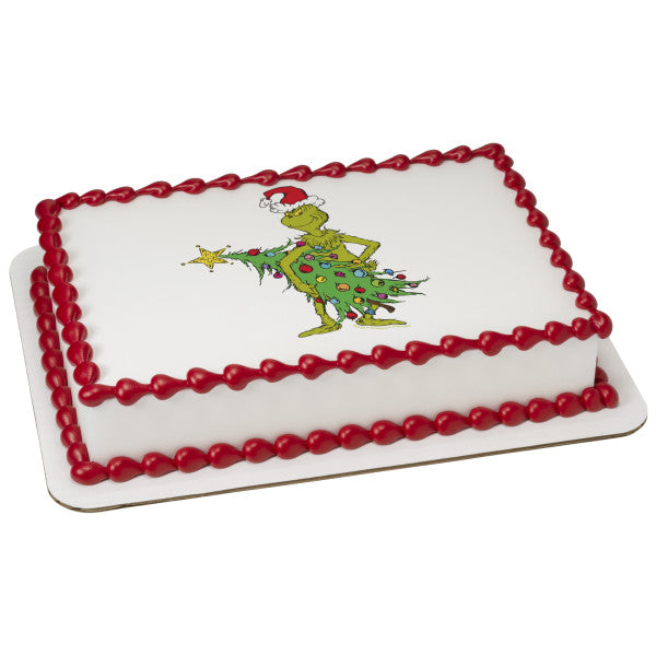 How the Grinch Stole Christmas Edible Cake Topper Image