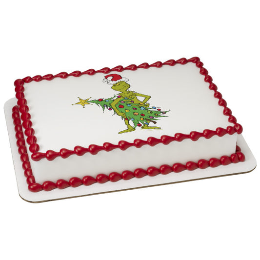 How the Grinch Stole Christmas Edible Cake Topper Image