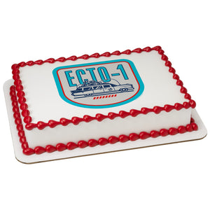 Ghostbusters Ecto-1 Edible Cake Topper Image