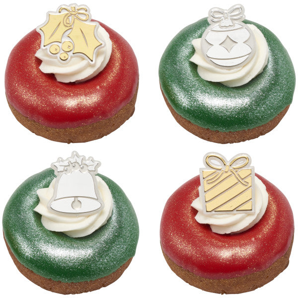 Holly Jolly  Cupcake Rings 12ct