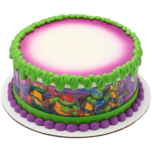 TMNT Turtle Tough Edible Cake Topper Image Strips 3ct