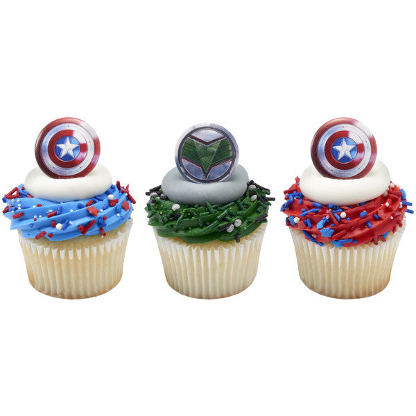 Marvel Studios' Captain America: Brave New World  Assortment Cupcake Rings 12ct