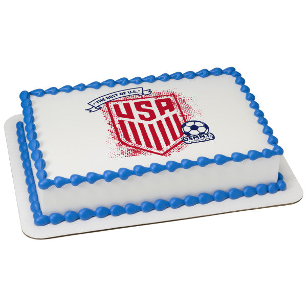 U.S. Soccer The Best of U.S. Edible Cake Topper Image