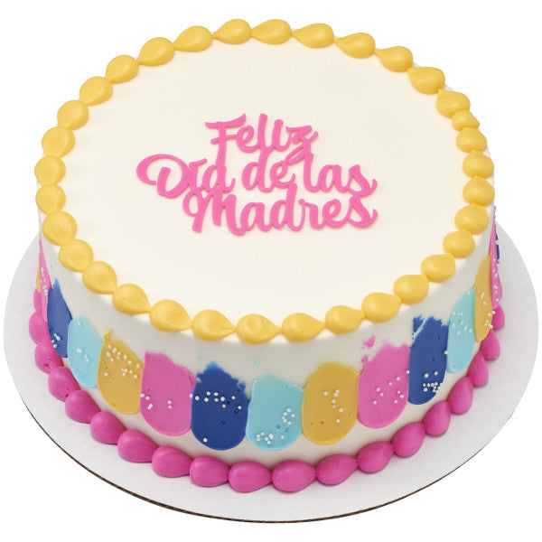 Feliz Día de las Madres Script Layon 3ct
