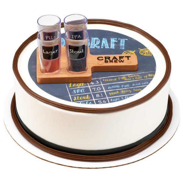 Craft Brew Flight DecoSet® and Edible Image Background