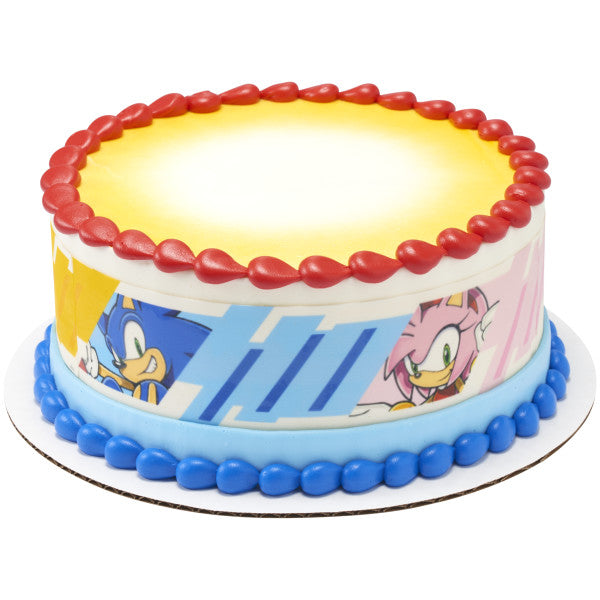 Felicitaciones, tiras de imágenes comestibles para decoración de pasteles