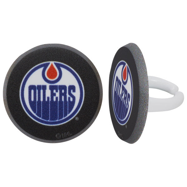 NHL Edmonton Oilers Cupcake Rings