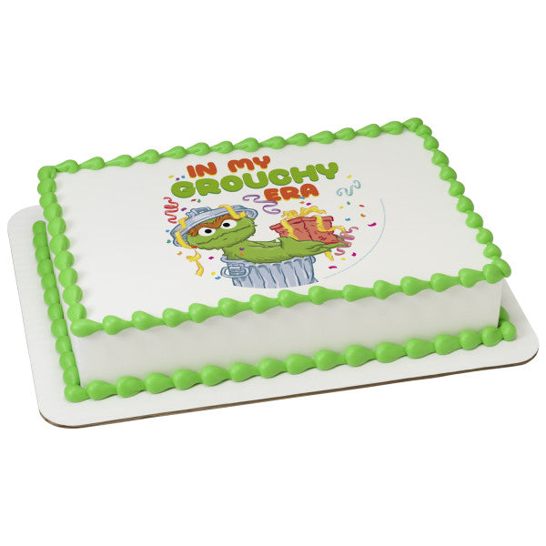 Sesame Sesame Street® Grouchy Era Edible Cake Topper Image