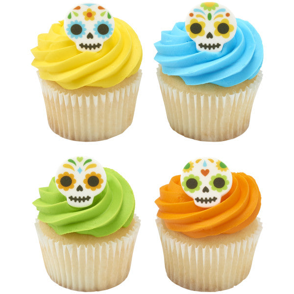 Day of the Dead Sweet Décor® Edible Decorations 12ct