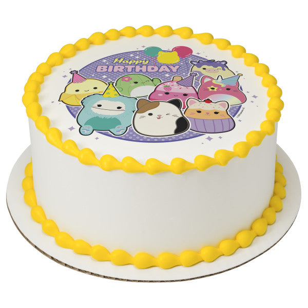 Squishmallows Cam Edible Cake Topper Image