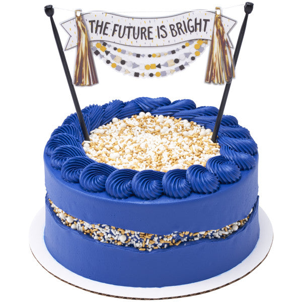 The Future is Bright Banner Layon