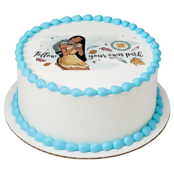 Princess Pocahontas Edible Cake Topper Image