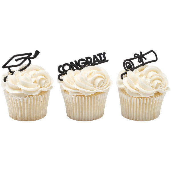 Graduation  Cupcake Layon 12ct
